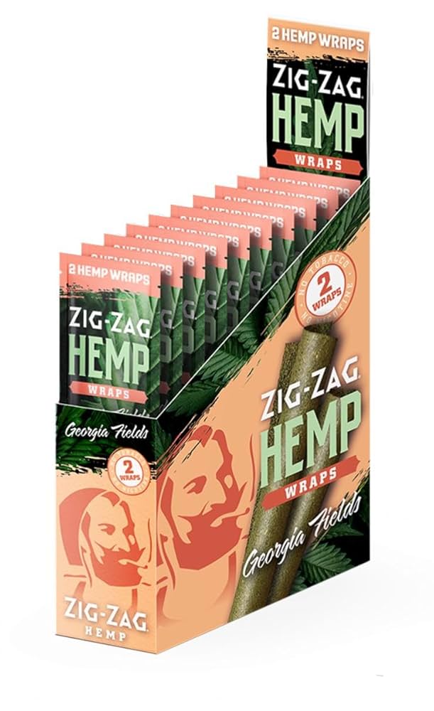 Photograph of product: Zig-Zag Hemp Wraps Georgia Fields