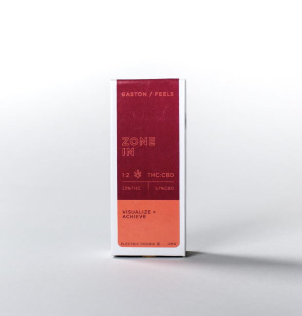 Photograph of product: Gaston Distillate Vape Cartridge 1:2 TH-oui:CBD  | Zone In