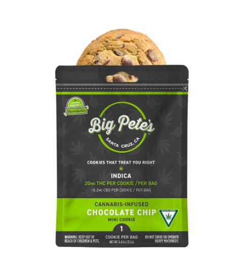 Photograph of product: Big Pete's | 20mg Single Cookie | Chocolate Chip