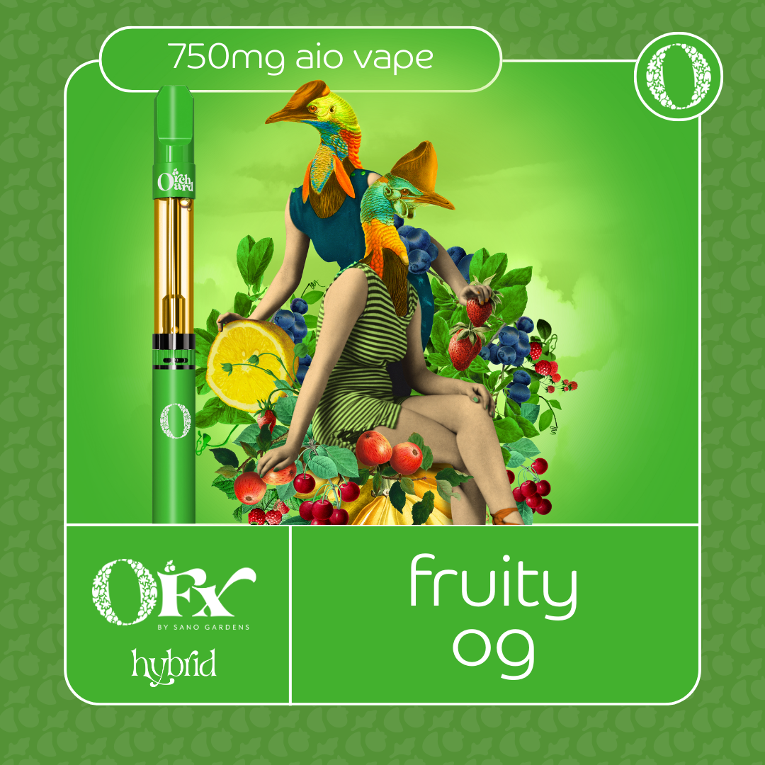 Photograph of product: Fruity O.G.-OrchardFX Aio (750mg)