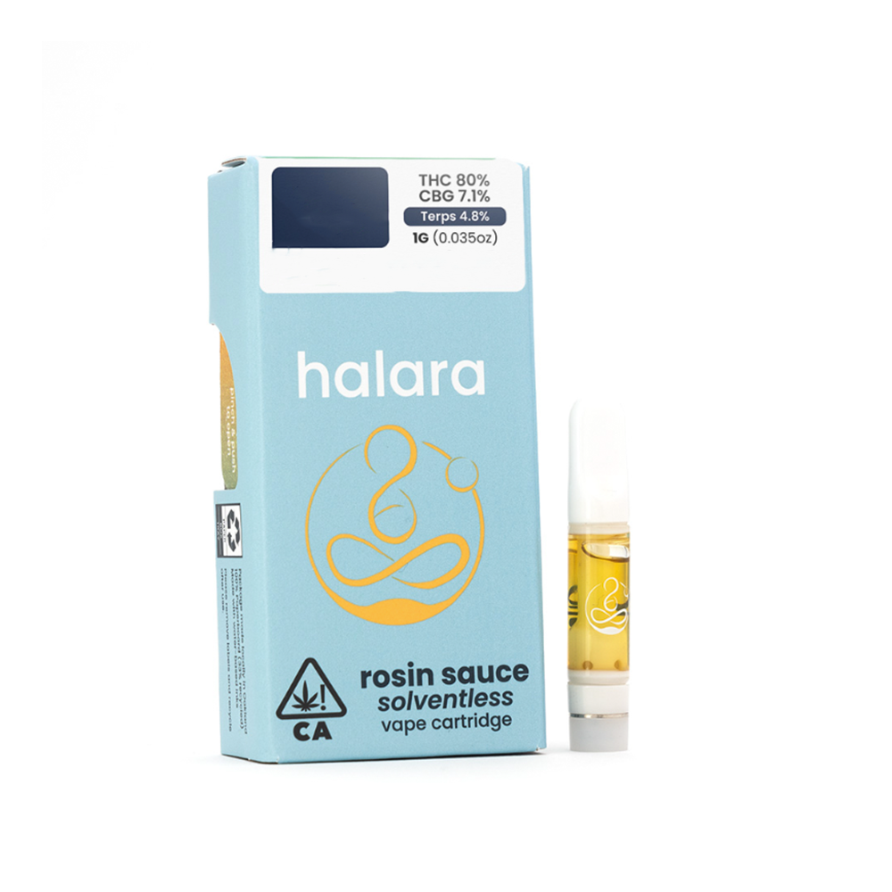 Photograph of product: Halara Rosin Sauce Cartridge 1g - OZ Kush (I)