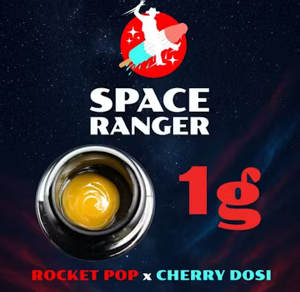 Photograph of product: Space Ranger - Rocket Pop x Cherry Dosi 1g Cured Badder