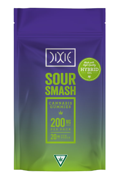 Photograph of product: Dixie - Sour Smash Gummies 200mg