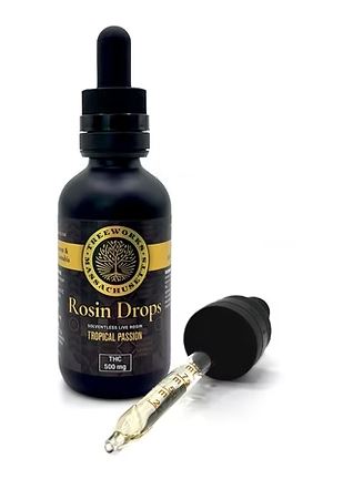 Photograph of product: Tropical Passion/Banana Melons | au chocolat Rosin Infused Tincture | 530mg