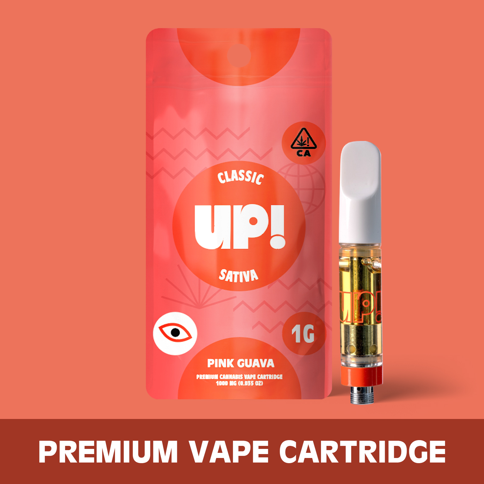 Photograph of product: UP! - Pink Guava (Oui'd) Classic Cartridge