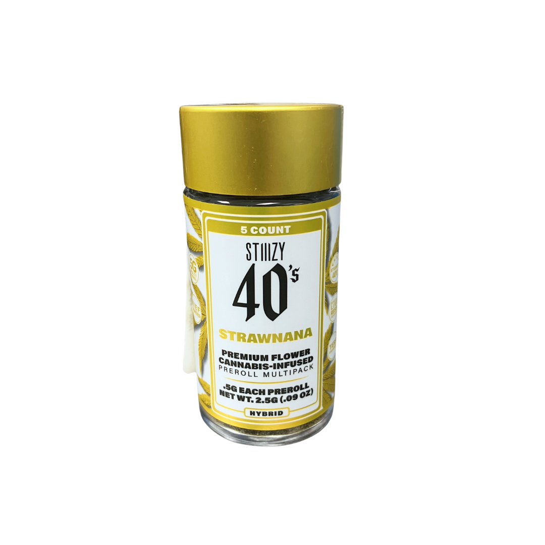 Photograph of product: Strawnana 5 Pack Prerolls (H) | 2.5g
