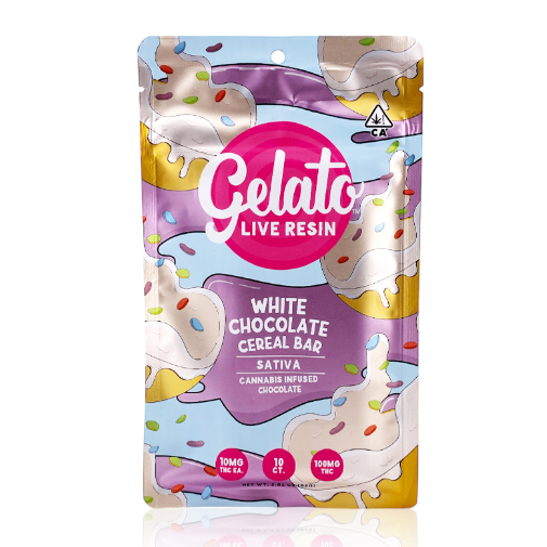 Photograph of product: WHITE CHOCOLATE CEREAL BAR
