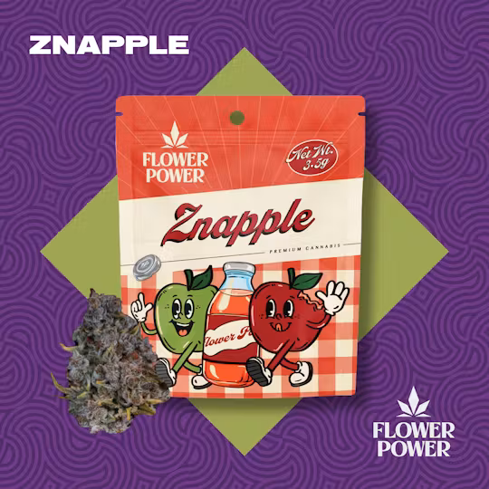 Photograph of product: Flower Power Oui'd | 3.5g Prepackaged Flower | Znapple