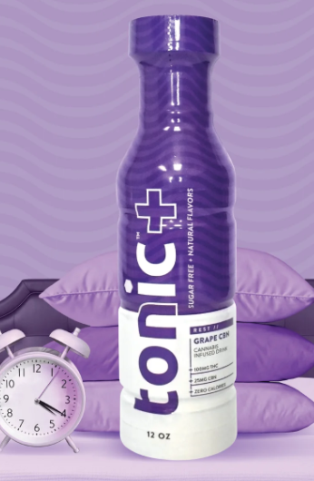 Photograph of product: Drink Tonic Grape 4:1 TH-oui:CBN | 100mg