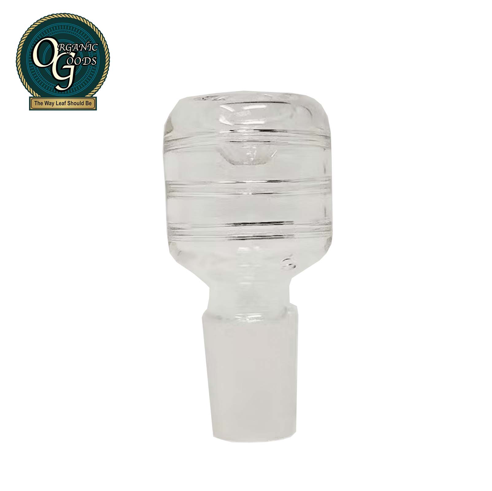 Photograph of product: Clear Glass Barrel Bowl 18mm