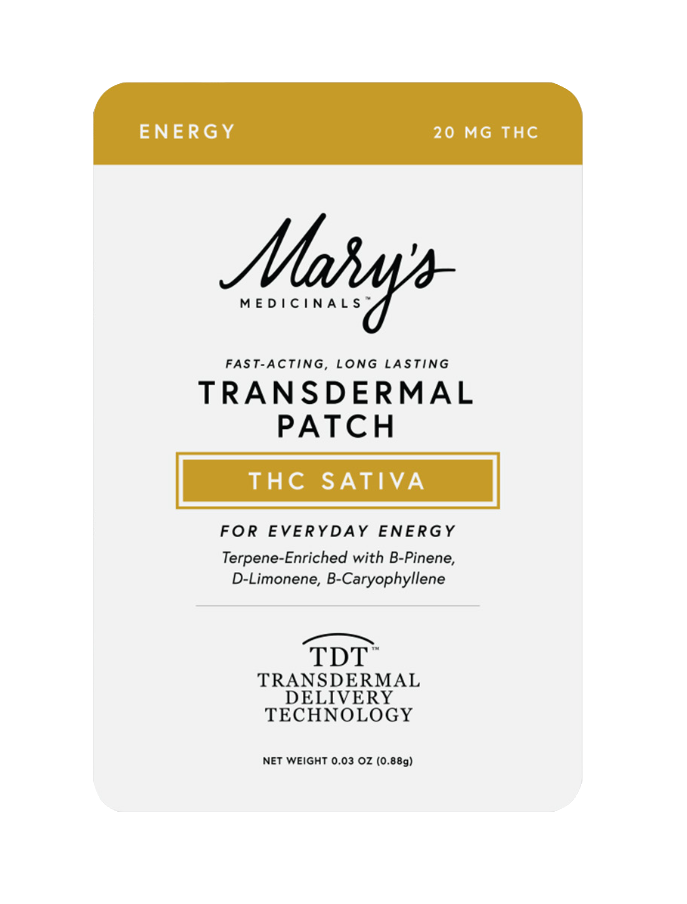 Photograph of product: Mary's Medicinal Transdermal Oui'd Patch | Energy | 20mg TH-oui