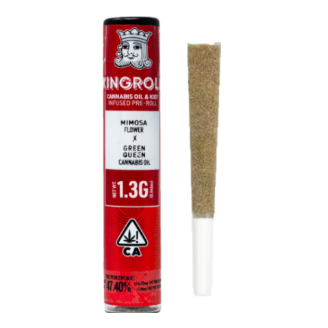 Photograph of product: MIMOSA X GREEN QUEEN - 1.3G INFUSED PREROLL