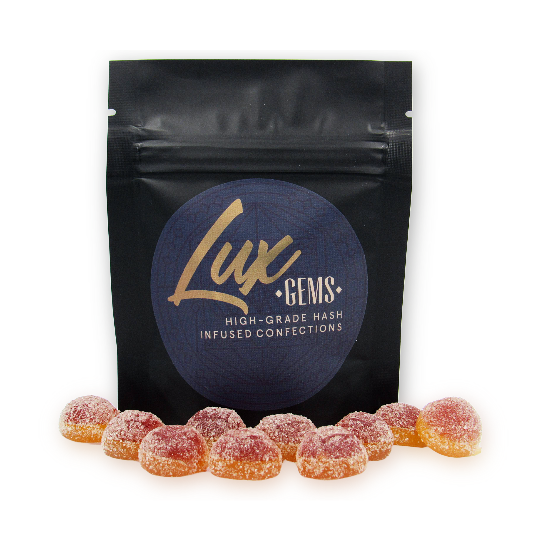 Photograph of product: Lux: Cherry Lemonade - Live Rosin Gummies 10pk 100mg