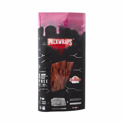Photograph of product: Packwraps Wraps Strawberry Vanilla