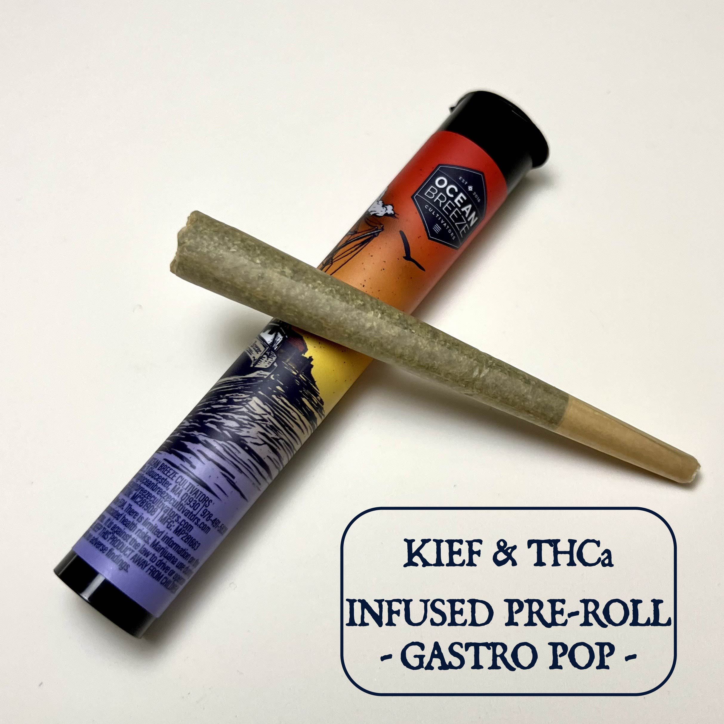 Photograph of product: Infused Pre-Roll  | TH-ouiA Isolate & Kief | Gastro Pop (TAX INCLUDED)