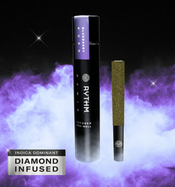Photograph of product: Blueberry Kush (I) Infused Preroll [C65]
