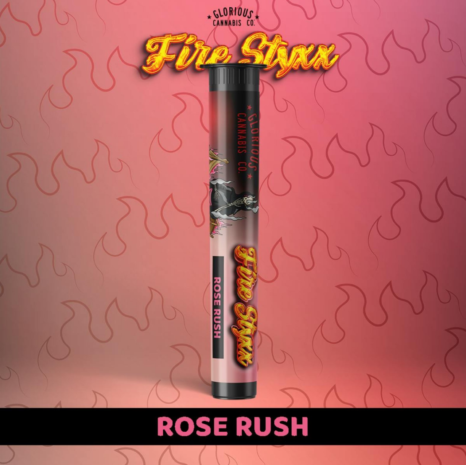 Photograph of product: Simpler Daze - Rose Rush Fire Styxx 1g | 6/$30
