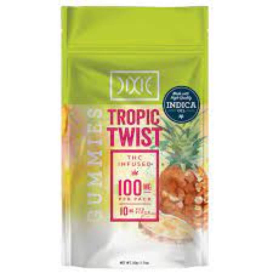 Photograph of product: Dixie Gummies Oui'd Tropic Twist 10mg