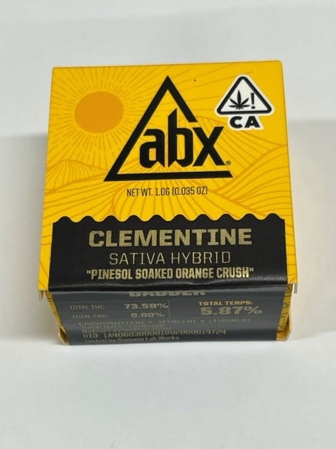 Photograph of product: ABX 1g Clementine Badder