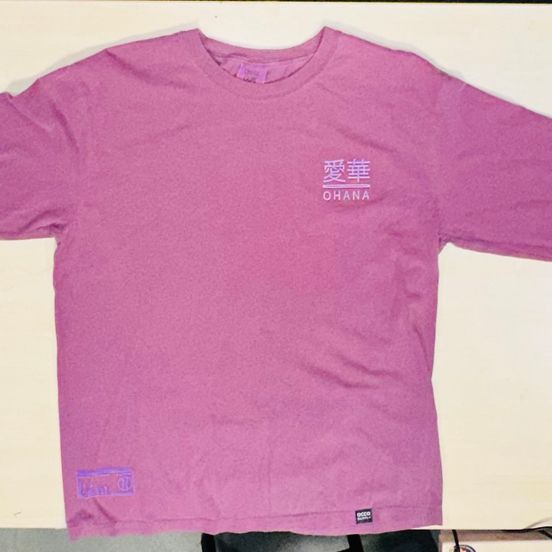 Photograph of product: [MERCH] Ohana T-Shirt - Long Sleeve 3XL - 