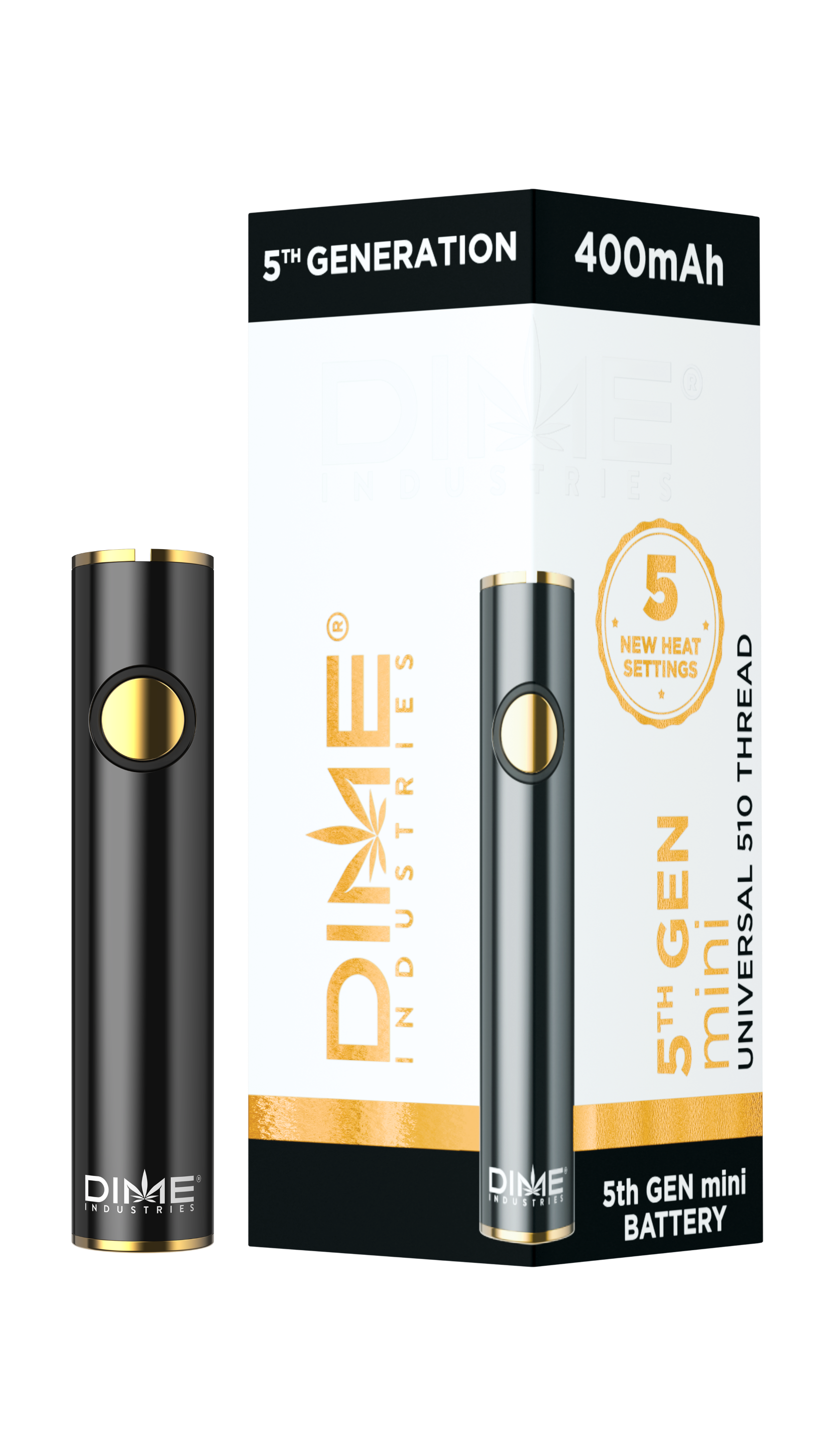 Photograph of product: DIME | Mini Battery | Gen 5 | Black