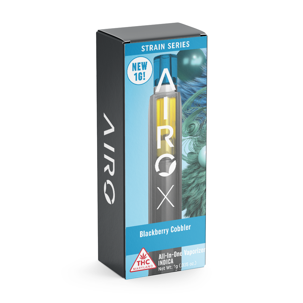Photograph of product: Blackberry Cobbler Disposable 1g - AiroX