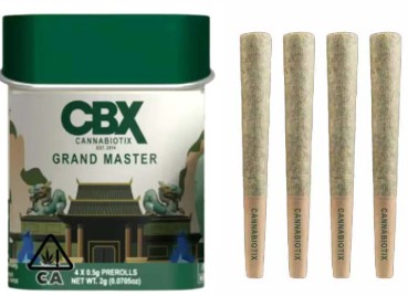 Photograph of product: Grand Master [I] - Prerolls 4PK