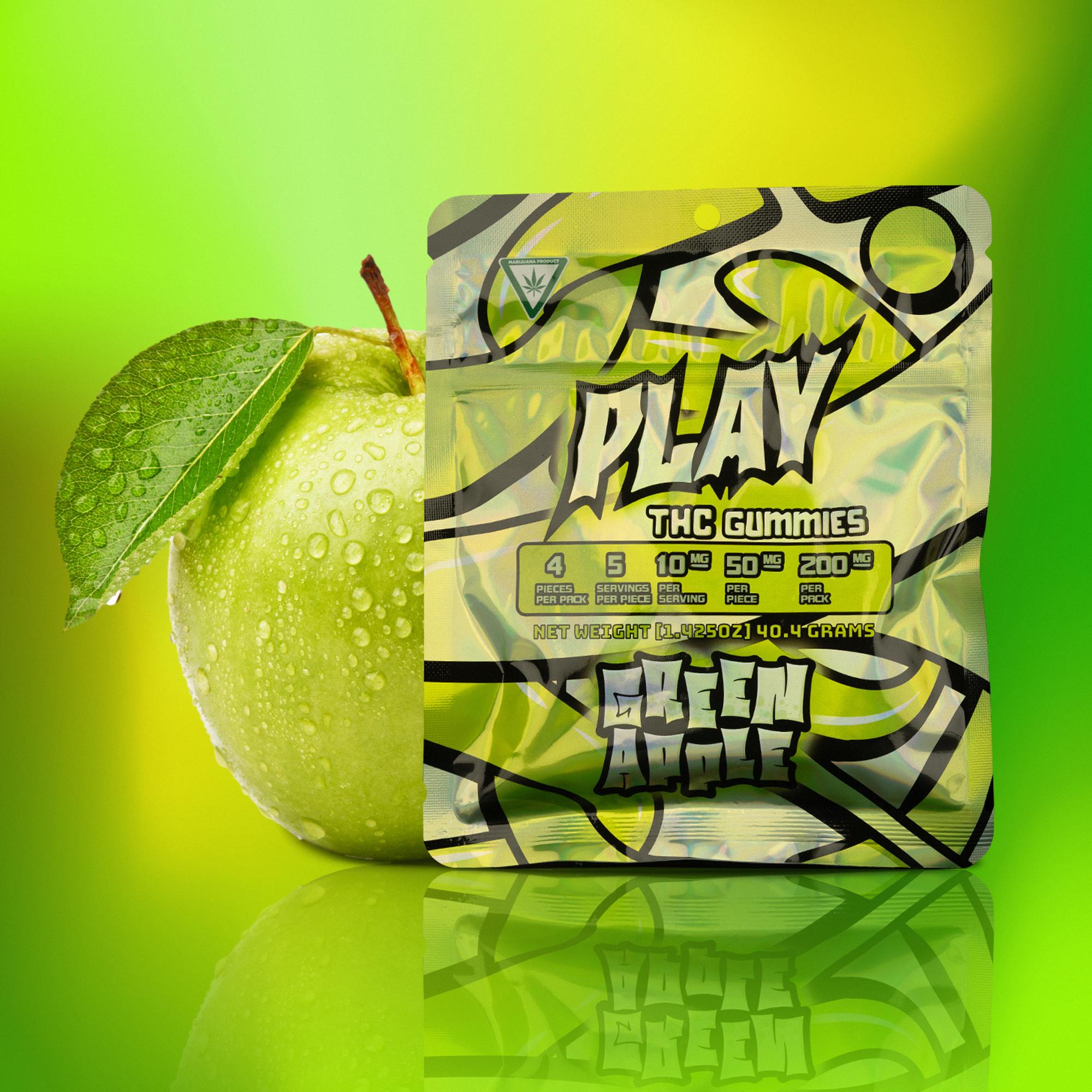 Photograph of product: Green Apple High Dose Gummies