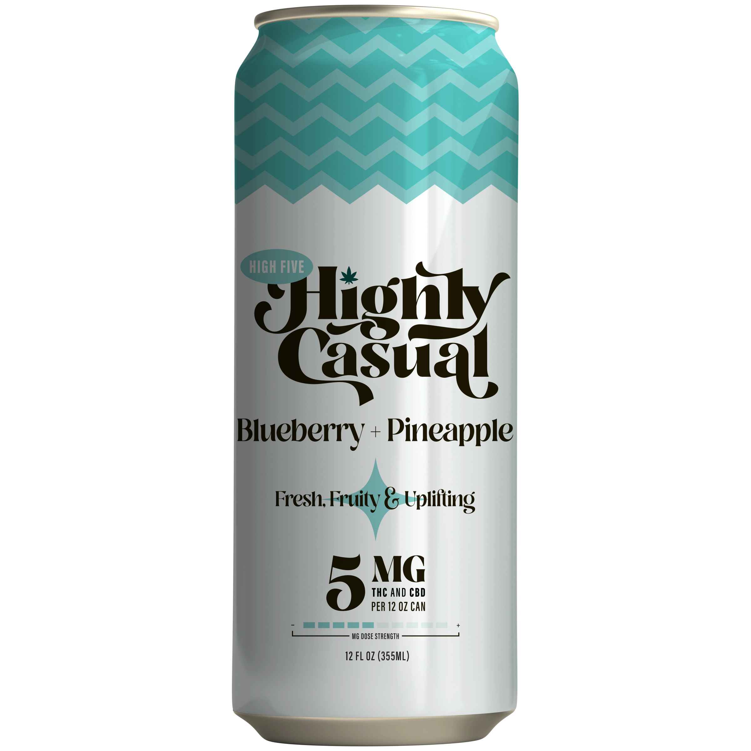 Photograph of product: Highly Casual Lemon + Lime Drink 5mg TH-oui | 5mg CBD