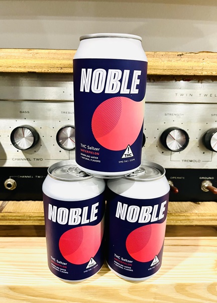 Photograph of product: Noble Labs - TH-oui Seltzer: Watermelon - 10mg