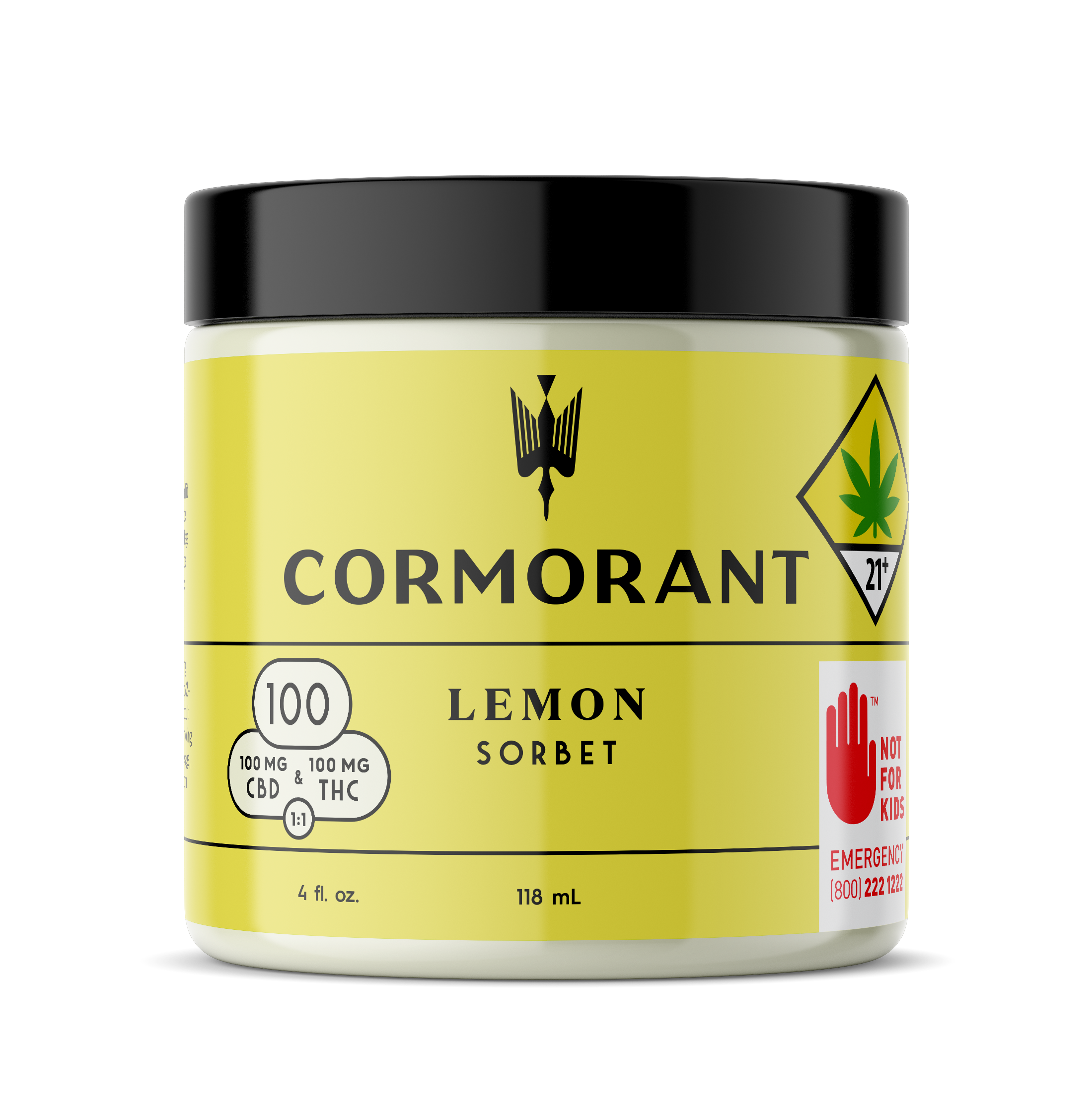 Photograph of product: Cormorant: Lemon 1:1 4oz - Sorbet