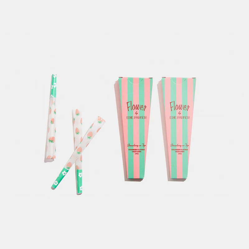Photograph of product: Edie Parker - Crush Cones in Strawberry on Top (3pk)