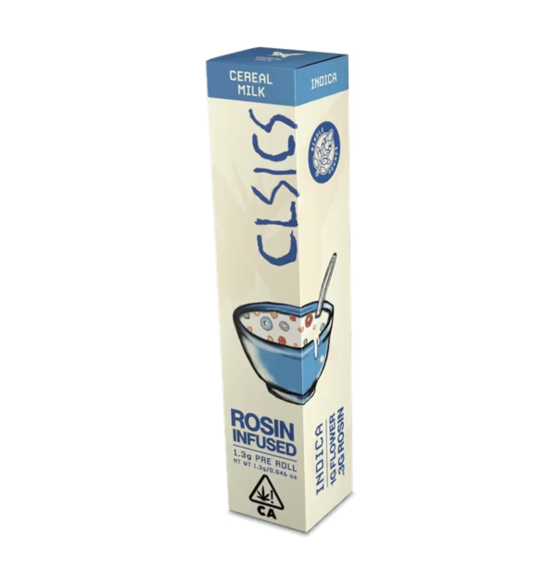 Photograph of product: Clsics | Cereal Milk Rosin Infused Pre-roll | 1.3g