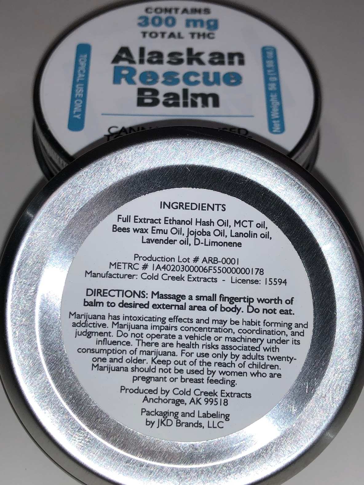 Photograph of product: Alaska Rescue Balm by Cold Creek