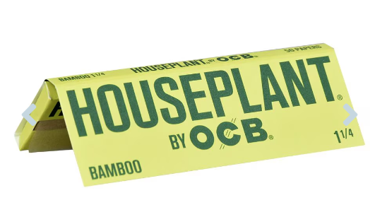 Photograph of product: Houseplant by OCB Bamboo Rolling Papers - 1 1/4