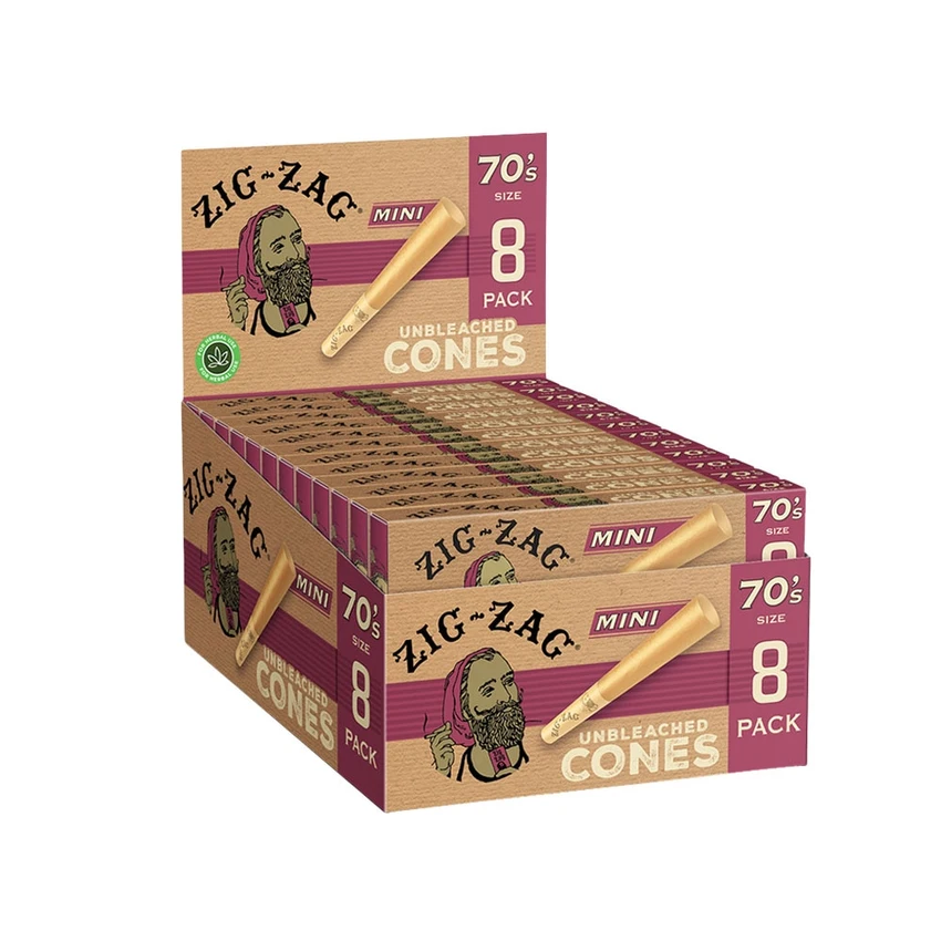 Photograph of product: Zig-Zag Cones Mini 8ct