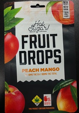 Photograph of product: Peach Mango 1:1 CBD [DOH] - by Hot Sugar