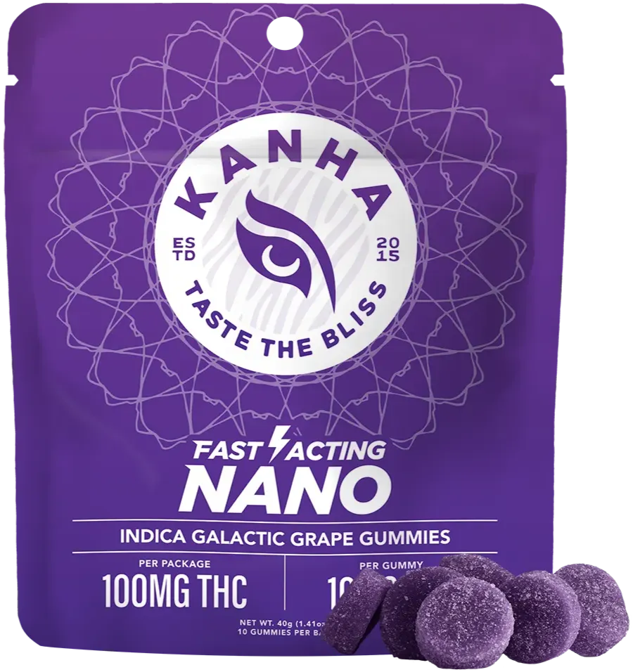Photograph of product: Gummy Galactic Grape NANO | 100mg