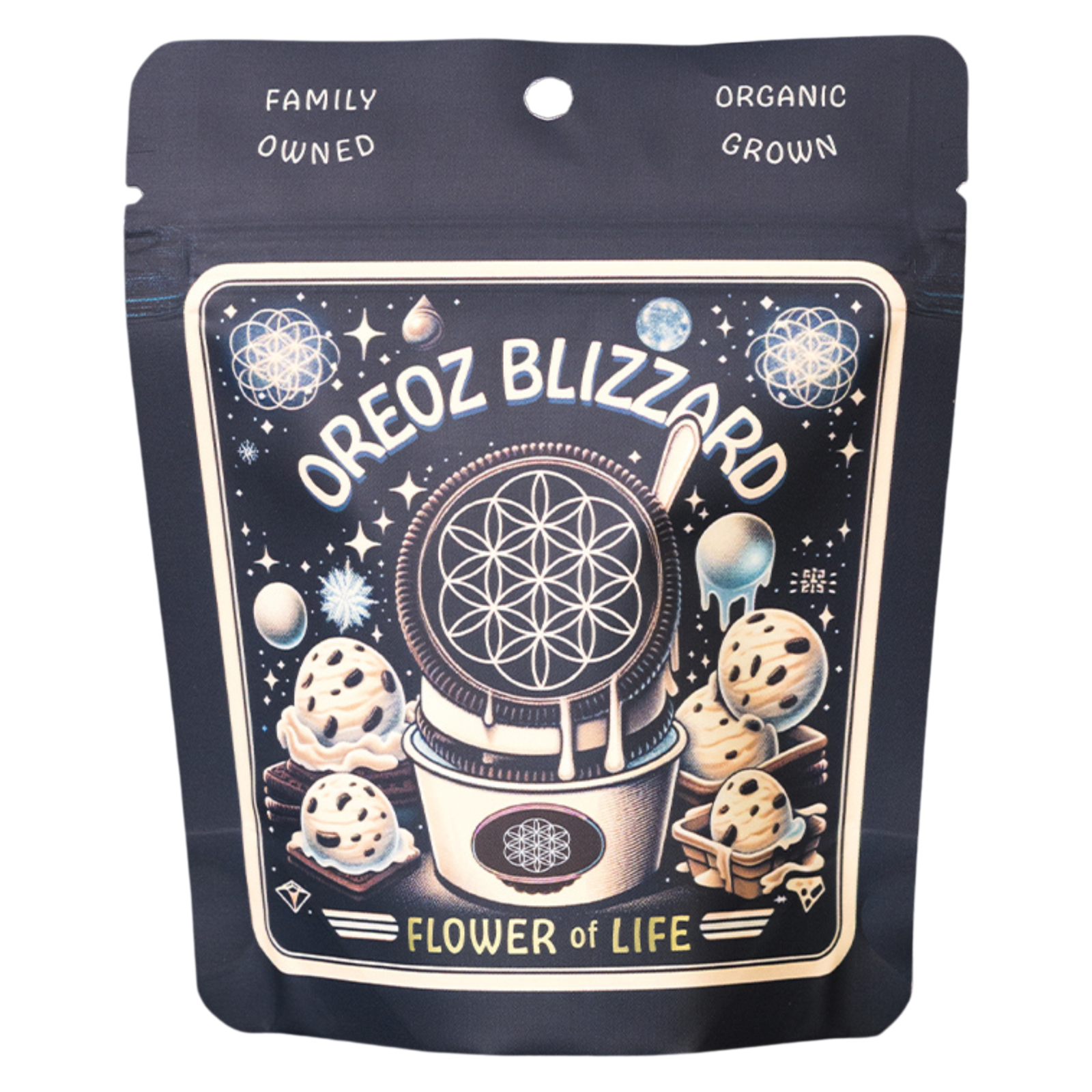 Photograph of product: Flower Of Life | Oreoz Blizzard | Pre-Pack - 3.5g