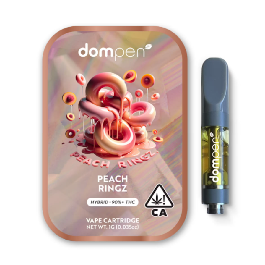 Photograph of product: DomCart - 1g Cartridge - Peach Ringz