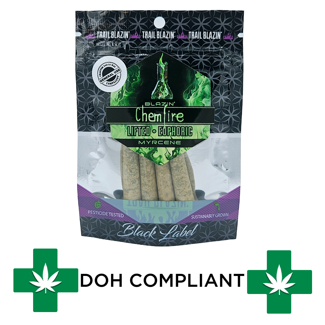 Photograph of product: DOH | Chem Fire Pre-Roll 4pk | 2.4g