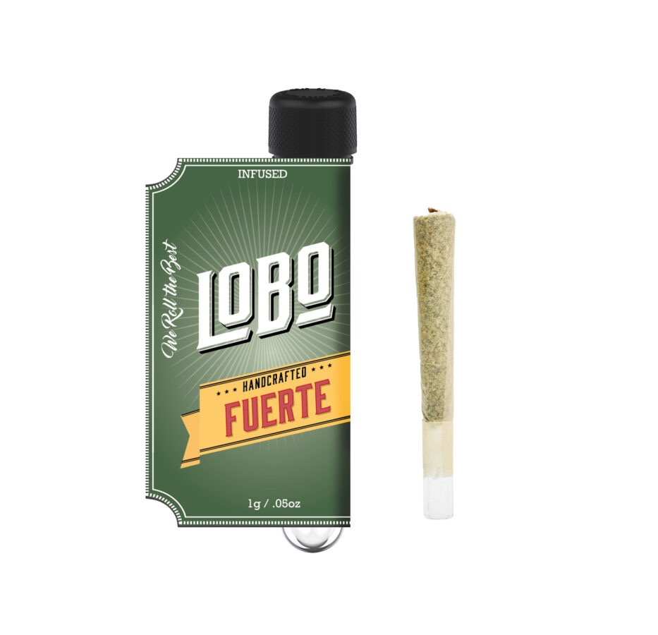 Photograph of product: Orange Layer Cake | Fuerte Infused Pre-Roll 1g