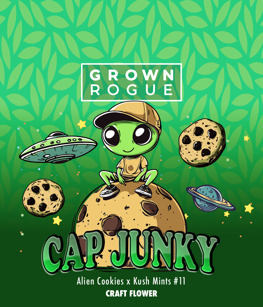 Photograph of product: Cap Junky Buds by Grown Rogue - 28g