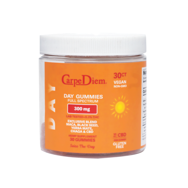 Photograph of product: Carpe Diem Full Spectrum Gummies 10mg CBD - Daytime