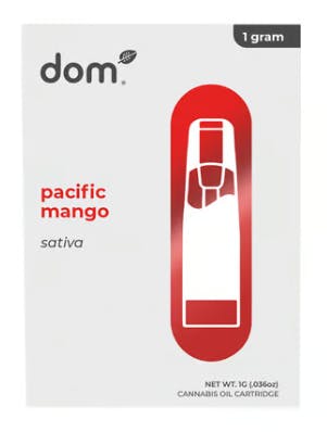 Photograph of product: Dom Pen - 1g Cartridge - Pacific Mango