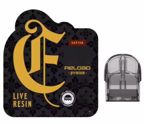 Photograph of product: EUREKA Premium Live Resin Ghost Train Haze Oui'd - Reload (Pod)