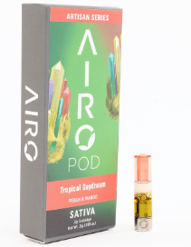 Photograph of product: Airo | Vape | Cartridge | Distillate | Tropical Daydream | 1g