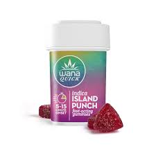 Photograph of product: 100mg  Quick Gummy (I) - Island Punch