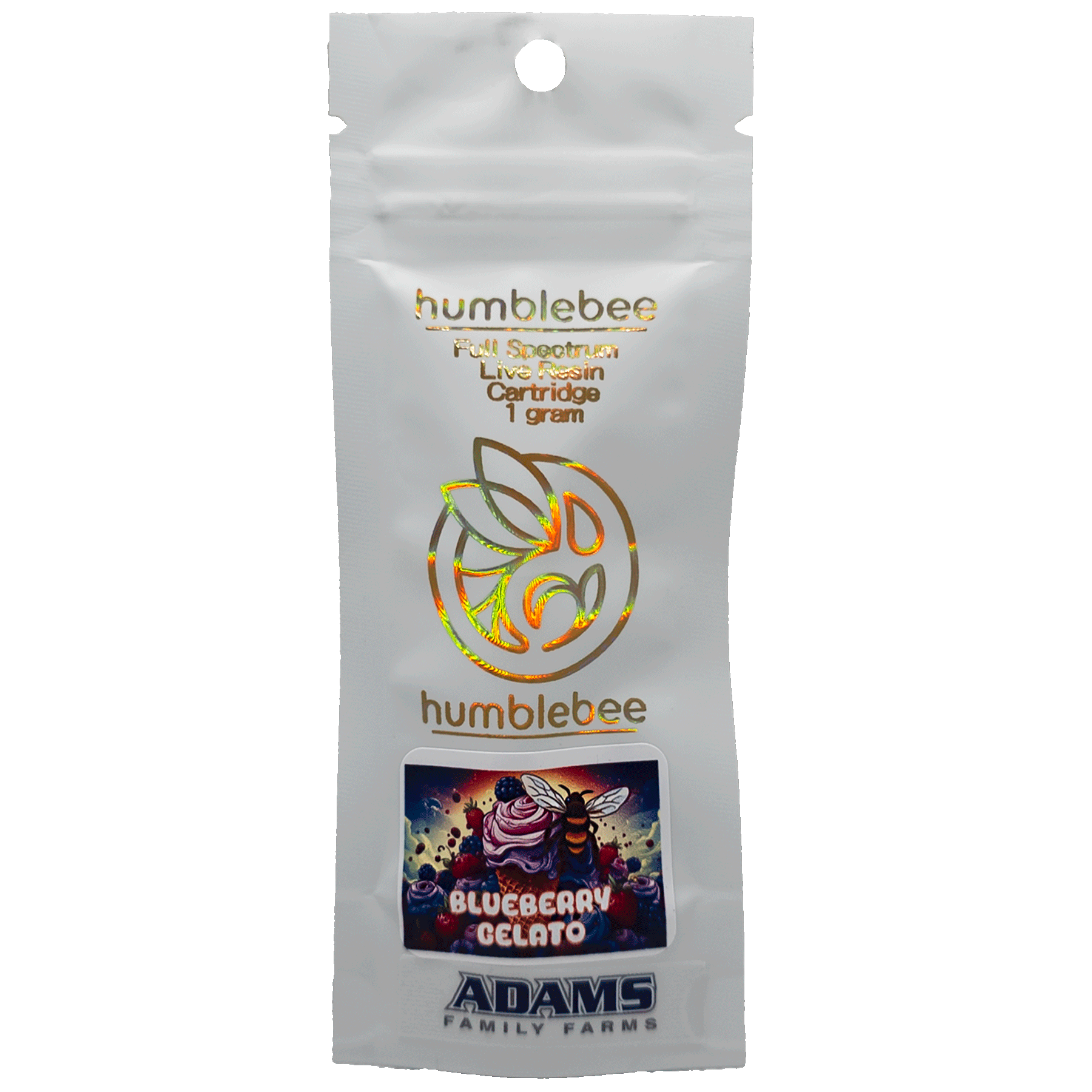 Photograph of product: Blueberry Gelato | 1G Live Resin Cart