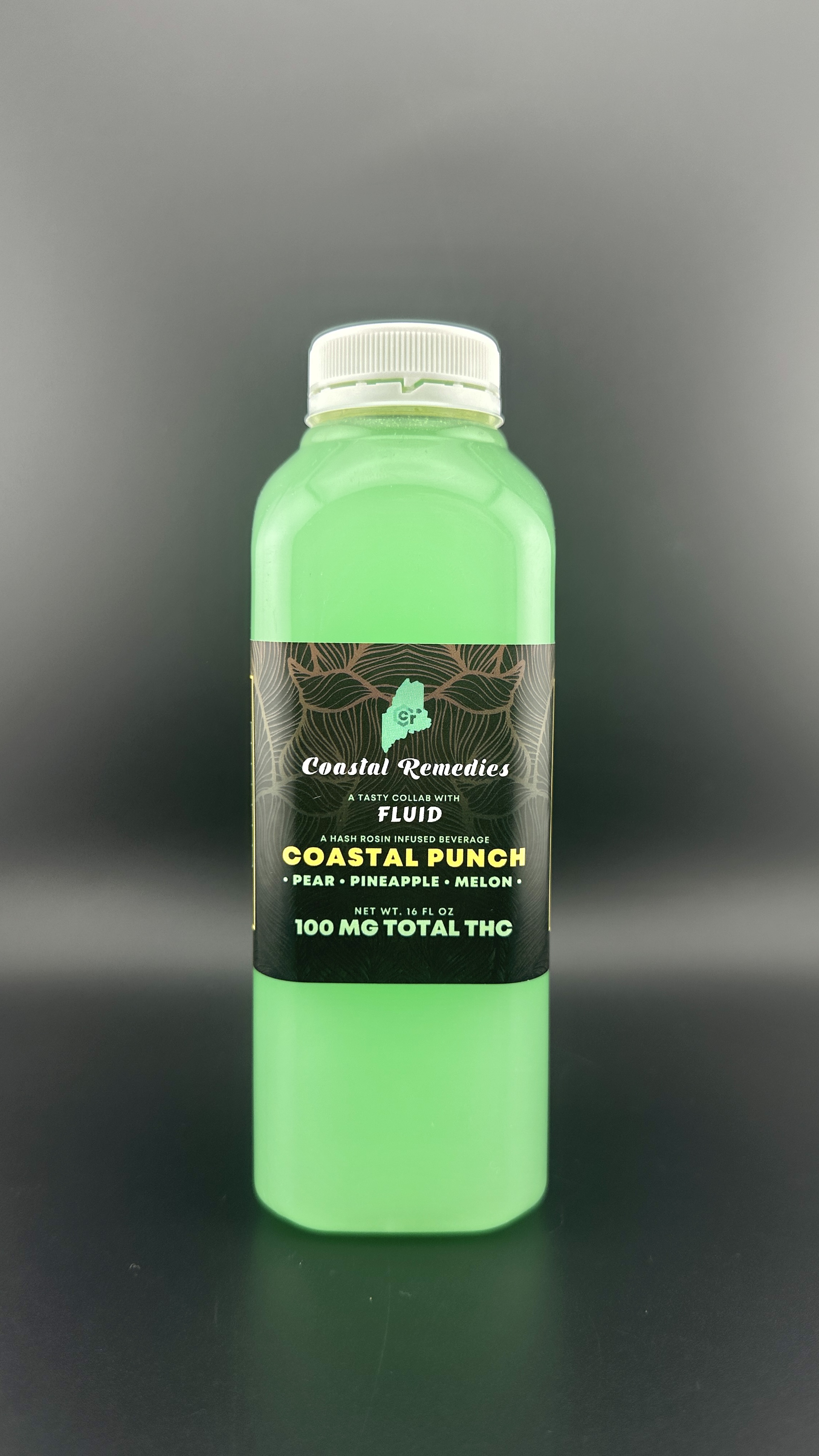 Photograph of product: Coastal Punch Oui'd au chocolat Rosin  Drink | 100mg | Coastal Remedies